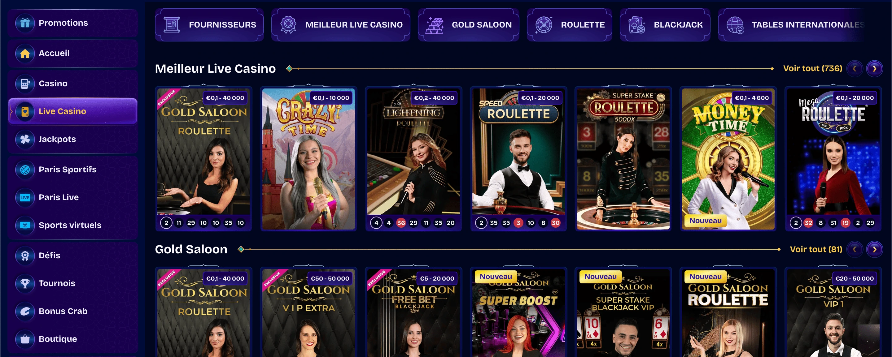 WishWin Casino en Navigation Mobile WishWin Casino en Navigation Mobile