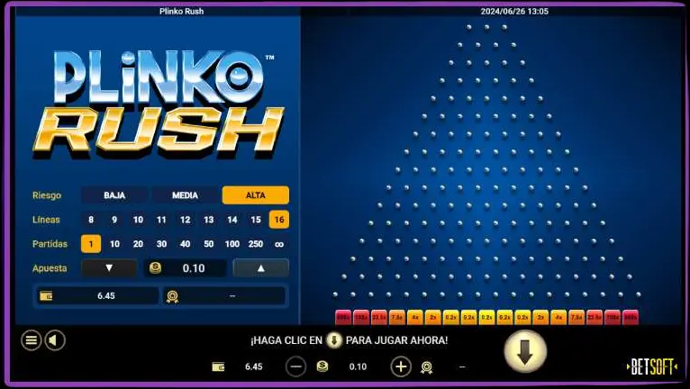 Application mobile Plinko